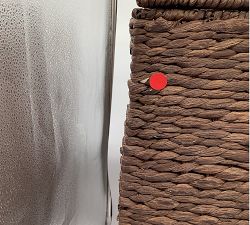 Open Box: Seagrass Handcrafted Divided Hamper - Raleigh