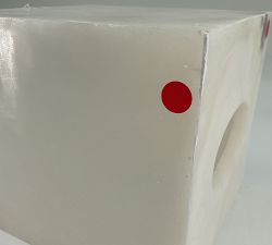 Open Box: Alabaster Tissue Box Cover - White