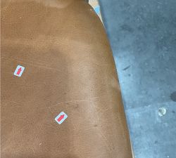 Open Box: Axel Leather Counter Stool (26") - Haven Tobacco