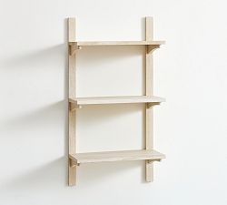 Open Box: Cayman Tiered Wall Shelf (18") - Biscotti