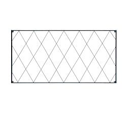 Open Box: Clarence Wall-Mounted Trellis Extension (46"W x 23"H) - Black