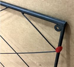 Open Box: Clarence Wall-Mounted Trellis Extension (46"W x 23"H) - Black