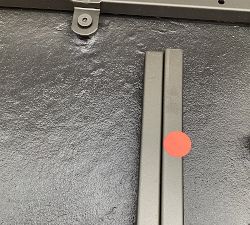 Open Box: Duke Rectangular Metal Side Table (28") - Bronze