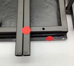 Open Box: Duke Rectangular Metal Side Table (28") - Bronze