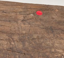 Open Box: Found Reclaimed Wood Pedestal Tray - Brown