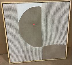 Open Box: Geometric Fabric Wall Art