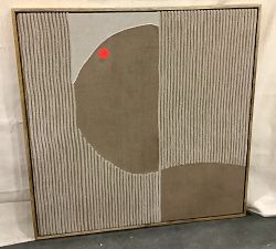 Open Box: Geometric Fabric Wall Art