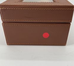 Open Box: Grant Leather Watch Box - Cognac