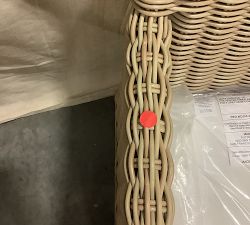 Open Box: Huntington Roll Arm Dining Chair with High Performance Cushion Cover - Natural