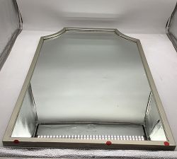 Open Box: Juniper Metal Wall Mirror (24"W x 36"H) - Silver