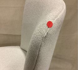 Open Box: Layton Grand Dining Chair - Performance Boucle Oatmeal, Seadrift