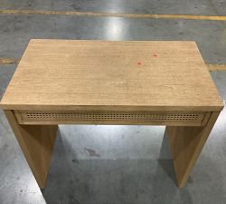 Open Box: Marina Cane Mini Writing Desk (36") - Seadrift