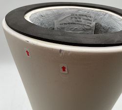 Open Box: Pomona Concrete Round Outdoor Side Table (12") - White