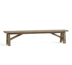Open Box: Toscana Dining Bench (88.5"L x 14"W) - Gray Wash