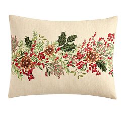 Holly Berry Wreath Shams - Thumbnail 2