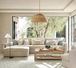 Bolinas Rectangular Woven Coffee Table (54")