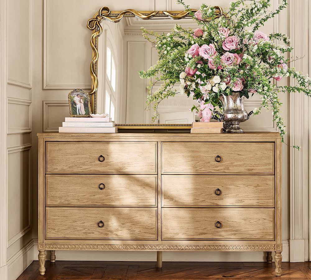 LoveShackFancy Amelia Wide Dresser (62") by Pottery Barn