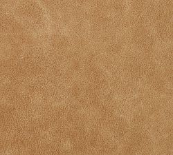 Open Box: Aldon Leather Counter Stool (25.5") - Keystone Sandstone, Maize Oak