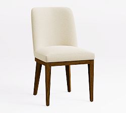 Open Box: Layton Upholstered Dining Chair - Rustic Chenille, Vintage Amber