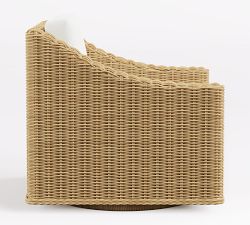 Huntington Slim Slope Arm Swivel Outdoor Lounge Chair