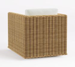 Huntington Slim Square Arm Swivel Outdoor Lounge Chair