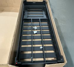 Open Box: Malibu Metal Platform Single Chaise Frame - Black