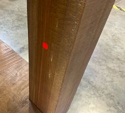 Open Box: Rockport Rectangular Reclaimed Wood Side Table (24") - Cocoa Brown