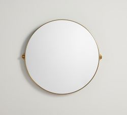 Linden Round Pivot Mirror