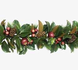 Faux Apple &amp; Pine Mixed Garland 5'