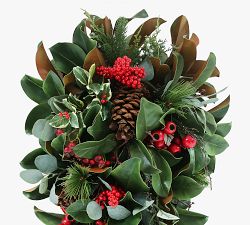 Faux Holiday Deluxe Swag 36"