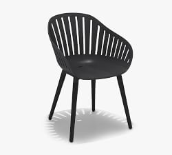 Sinclair Metal Outdoor Dining Chairs, Set of 4