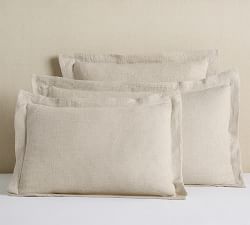 European Flax Linen Waffle Sham
