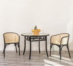 Elsinore Cane Round Dining Table