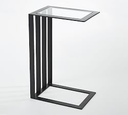 Open Box: Saturn 14" Rectangular Metal C-Table - Bronze