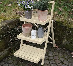Potters Wooden Stepped Plant Stand