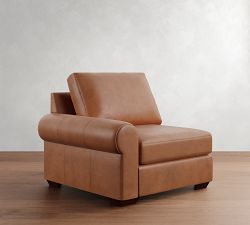 Build Your Own Big Sur Roll Arm Leather Sectional