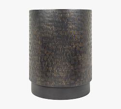 Carter Round Metal Accent Table (15")