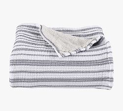 Manon Striped Cotton Throw