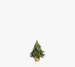 Open Box: Natural Leaf Tabletop Tree, 7"H