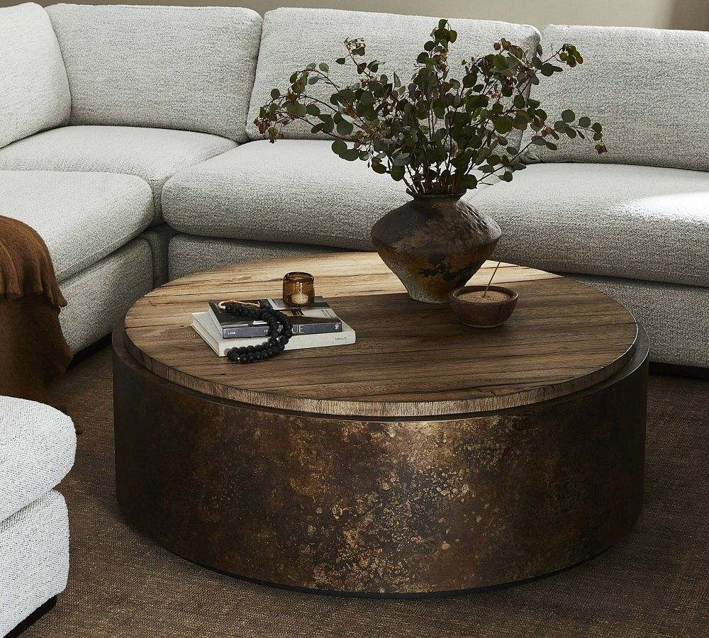 Ruthford Round Coffee Table (47.5") by Pottery Barn