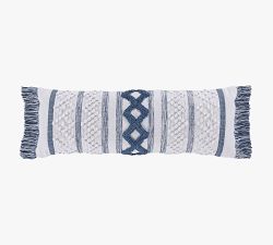 Emmie Handloomed Cotton Lumbar Pillow