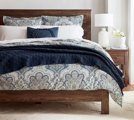 Jordana Paisley Percale Duvet Cover by Pottery Barn