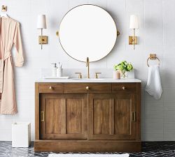 Linden Round Pivot Mirror