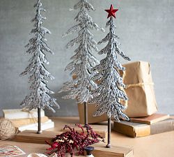 Metal Christmas Trees - Set of 3