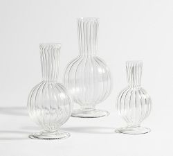Monique Lhuillier Reese Glass Bud Vases - Set of 3