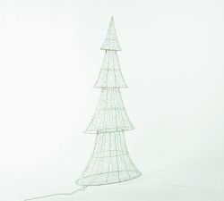 Lit Warm White Christmas Tree