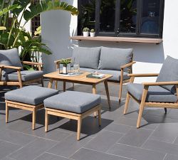 Valley Teak Outdoor Lounge Chair
