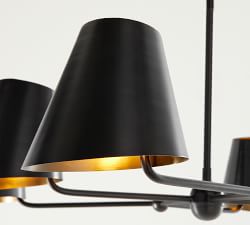 Bauer Metal Linear Chandelier (49")