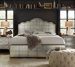 Bellwood Antique Mirrored Bed