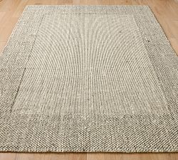 Chunky Border Wool Jute Rug
